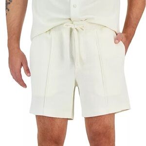 ALFANI Men's Solid Pique Shorts‎ NWT Size XL